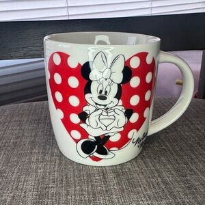 Disney Minnie Mouse Polka Dot Heart Mug